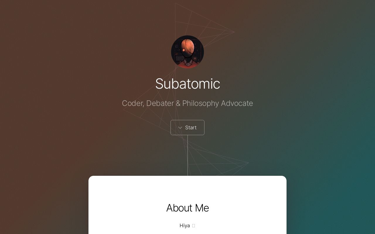 Carrd profile picture for @subatomic
